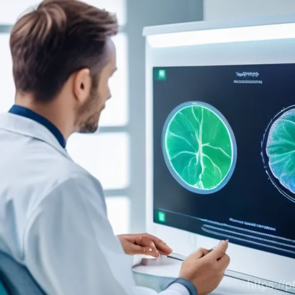 합성생물학의 연구 성과 및 사회적 가치 - Personalized Medicine in a Futuristic Clinic**
A vibrant, hyper-realistic image set in a sleek, min...